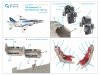 Quinta Studio QD+48349 Kawasaki T-4 3D-Printed & coloured Interior on decal paper (Hasegawa) (with 3D-printed resin parts) 1/48